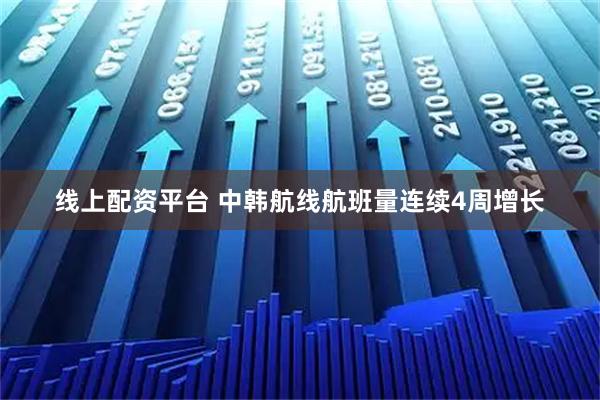 线上配资平台 中韩航线航班量连续4周增长