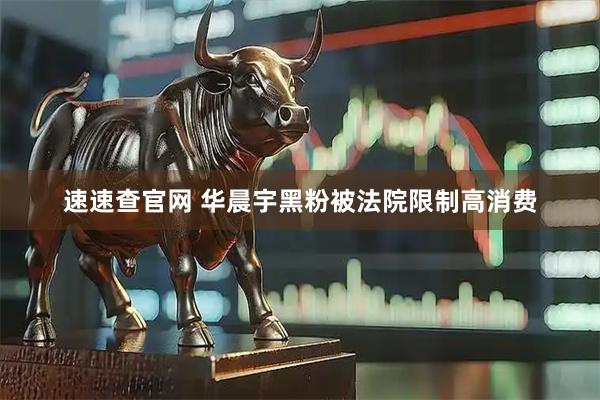 速速查官网 华晨宇黑粉被法院限制高消费